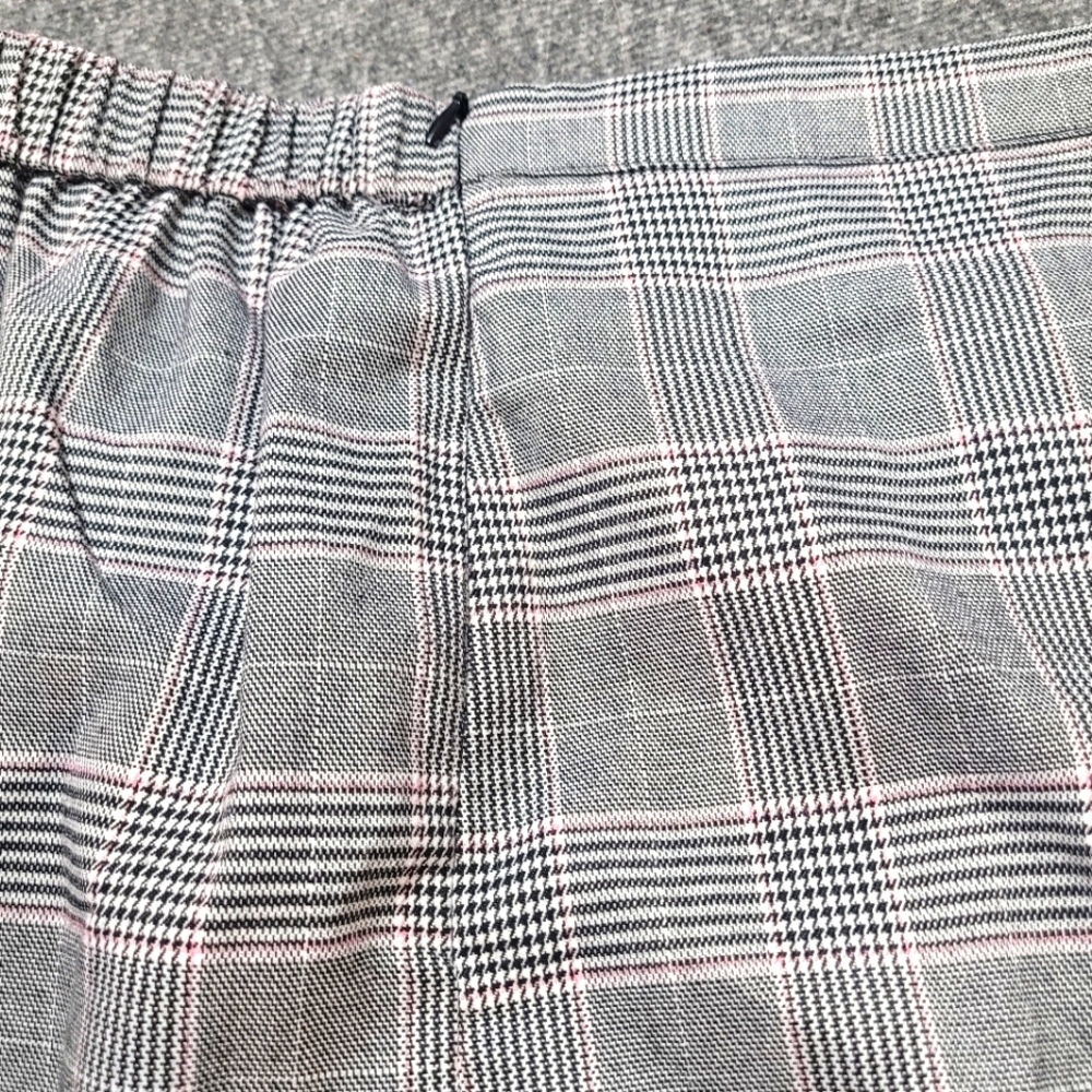 NEW Guanyy Plaid Skirt~XL~Side Zip~NWT~Mini Skirt - Picture 4 of 7